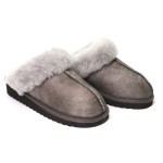 Slipper Grijs schapenwol RONJA SHEPHERD